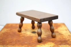 Wooden Stool, Small Beaded Foot Stool, Plant Holder -Cozy Seats Store 004400b2 ced7 4cbb b993 7114bcf08231