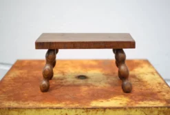 Wooden Stool, Small Beaded Foot Stool, Plant Holder -Cozy Seats Store 0121f003 1a8b 4a6b 8f1c 9520b2ad13f0