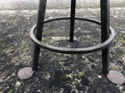 Vintage Leather And Wrought Iron Bar Stools -Cozy Seats Store 01ed35a0 216e 4f7e bf0d 7f83ed6066fd