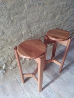 Pine Tripod Bar Stool -Cozy Seats Store 02077395 b641 41ae 81e2 8172435bc9fd