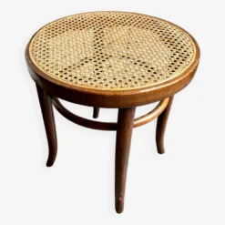 Piano Stool In Bent Beech And Canework -Cozy Seats Store 0219bf07 22f9 43b6 8f06 5e38926cd929