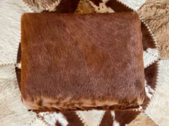 Vintage Wood And Goatskin Pouf -Cozy Seats Store 079aa311 506c 43e4 93ad bf29d6b050fd