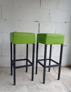 Pair Of Bar Stools In Sky Green -Cozy Seats Store 09240ca7 b8c4 457a a0cf 3ce8028854c5
