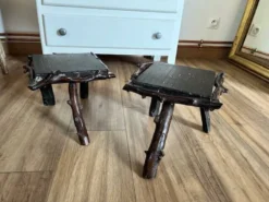 Pair Of Tripod Stools -Cozy Seats Store 0c4704ae 3b94 400c 8ba3 fc1c18205abf