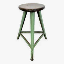 Green Industrial Workshop Stool, 1960s -Cozy Seats Store 0c5e5532 8479 47eb 87a7 6090951c4799