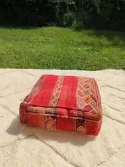 Berber Kilim Style Pouf -Cozy Seats Store 0cba423d 538d 47ca 8e7f facff816b343