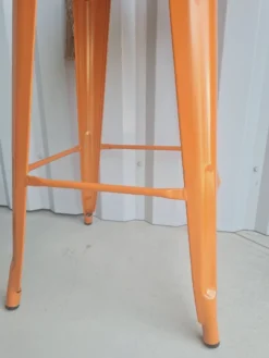 Orange Steel Metal Stool Several Available -Cozy Seats Store 0d396a0c 2c88 4cd8 84d2 d4e58241f38c