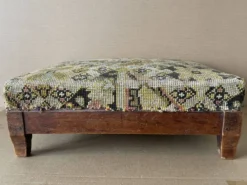Old 19th Century Upholstered Footrest -Cozy Seats Store 0e96181d fffa 4ea1 888a 174e518fd554