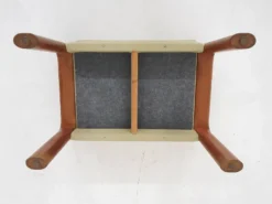 Leather And Teak Ottoman By Sven Ellekaer For Komfort, Denmark 1960s -Cozy Seats Store 0f33ebd0 b624 4b08 923a 323bbec1cb4c