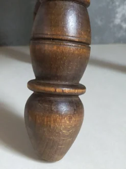 Low Tripod Stool In Vintage Turned Solid Wood -Cozy Seats Store 0fc4eb34 bbb7 468c 8129 62808da386e0