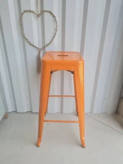 Orange Steel Metal Stool Several Available -Cozy Seats Store 10648e49 3bfc 4aaf bd9d 10b5a06ac170