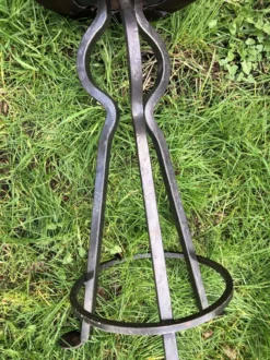 Vintage Leather And Wrought Iron Bar Stools -Cozy Seats Store 10eae91f f956 466c 9a36 3f559e81de20