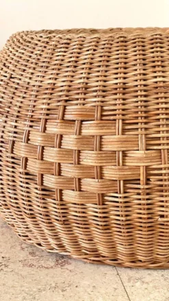 Vintage Rattan Pouf 80s -Cozy Seats Store 10fd4889 3e04 4253 9fba 4259ac43aac6