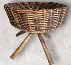 Vintage Rattan Ottoman Stool From The 70s -Cozy Seats Store 115d1c6d 9230 4ea1 8069 eb5a79b6599a