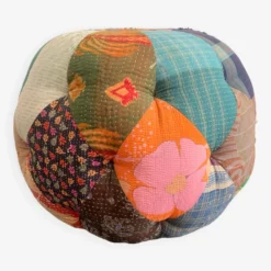 Magnificent Pouf Upholstered In Old Sari 10 Magnificent Pouf Upholstered In Old Sari -Cozy Seats Store 11ad4fc4 8801 45f0 ae96 57d9b8672224