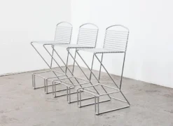 Till Behrens Set Of 3 Bar Stools For Schublach Germany 1980s -Cozy Seats Store 15a837b5 7318 47e4 a246 ba20bf42c8cc