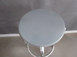 Vintage Bar Stool - Chrome Metal And Wood -Cozy Seats Store 1803e08b bb99 4554 aa1a 51b8776cb1e5