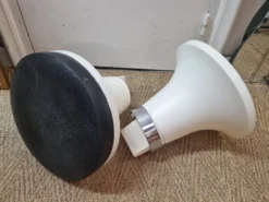 Stool Tam Tam Top Skaï Black From 1970 -Cozy Seats Store 194c065e 5c76 41e2 a628 9488b3495cba