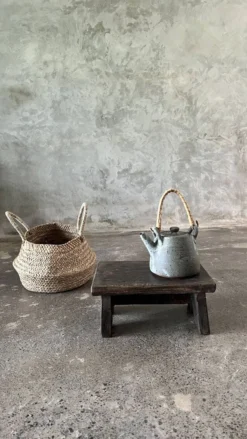 Small Stool, Side Stool In Old Teak, Footrest -Cozy Seats Store 1b59cf0e 7889 4de3 9c7a 805504e2045d