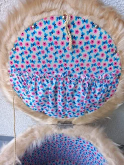 Swivel Pouffe Germany 1960s