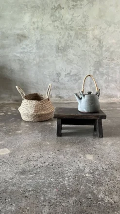 Small Stool, Side Stool In Old Teak, Footrest -Cozy Seats Store 1d327457 e809 4a79 81f6 6806e967a5ab