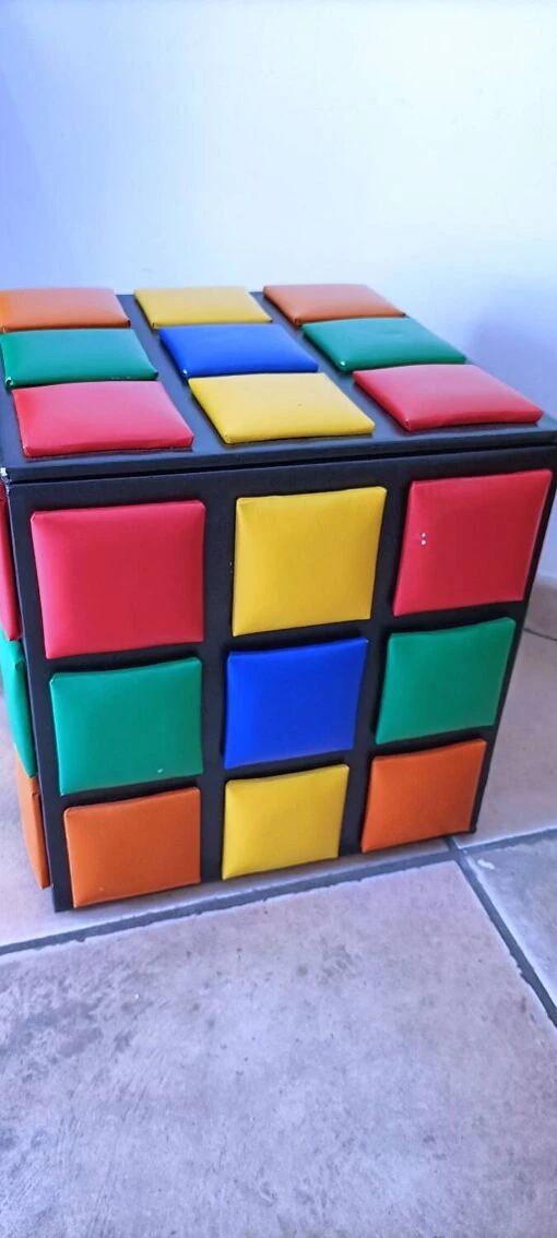 Rubik's Cube Pouf 2 Rubik's Cube Pouf - Image 2