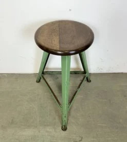 Green Industrial Workshop Stool, 1960s -Cozy Seats Store 2230059d 99d2 4bff a713 624d4303aeaa
