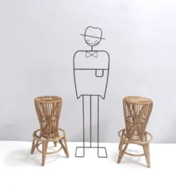 Postmodern Pair Of Round Bamboo Stools Attr. To Tito Agnoli For Bonacina, Italy 21 Postmodern Pair Of Round Bamboo Stools Attr. To Tito Agnoli For Bonacina, Italy -Cozy Seats Store 22892668 5f89 4c1f b6ef 77ef4b3a8ad0