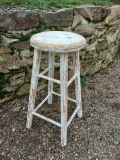 High Stool In Recycled Style Wood -Cozy Seats Store 27139451 65ff 42c5 9ed2 4ddadf16439f