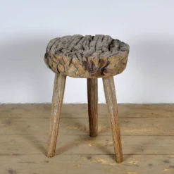 Oak Milkstool, Circa 1870 -Cozy Seats Store 27146a38 3634 4674 b4bf b70adfab1592