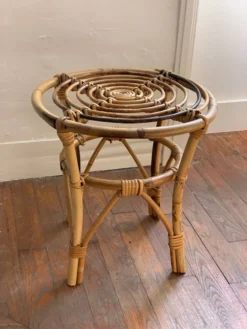 Vintage Rattan Stool -Cozy Seats Store 272b98ec 3243 46f0 b6c4 2c919d393fe6
