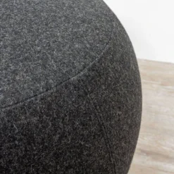 Pix Pouf From Arper In Dark Gray Fabric