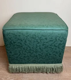 Napoleon III Style Pouf In Patterned Fabric -Cozy Seats Store 2c81933b fd86 4fcc 9332 3a4840a62bdd