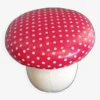 Small Vintage Mushroom Chest Pouf