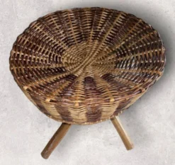 Vintage Rattan Ottoman Stool From The 70s -Cozy Seats Store 2e6d0a96 f2f7 48fa bb00 1006bc011896