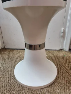 Stool Tam Tam Top Skaï Black From 1970 -Cozy Seats Store 363c72c5 9191 4404 8b78 d549aa2c1645