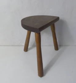 Old Milking Bench Half-moon Tripod Stool -Cozy Seats Store 368ebe5b e8ae 49ea 84b2 0c844b07960e