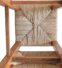 2 High Bar Stools With Straw And Solid Oak Wood Seat -Cozy Seats Store 371b91ee 4cc2 4195 8f74 4b68c189291d