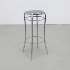 4x Bar Stool In Chrome & Wood, 1980s -Cozy Seats Store 376a632c 0f2d 41d4 b365 b9e5fb9072f4