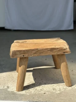 Small Side Table Or Stool In Four-legged Blond Teak H:30 L43 L30 33 Small Side Table Or Stool In Four-legged Blond Teak H:30 L43 L30 -Cozy Seats Store 37a4c561 209e 4ed1 9490 f082063a9521