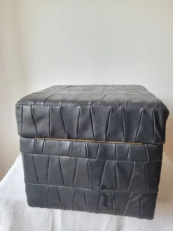 Black Leather Chest Ottoman -Cozy Seats Store 383b097c ba8f 4b86 aa5c 768940821eb6