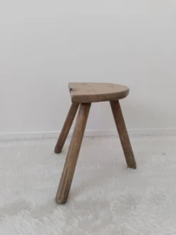 Vintage Farm Stool, Solid Wood, Tripod, 1950s -Cozy Seats Store 3a2d5103 b4e6 4d2f ae6b a4e0564de336