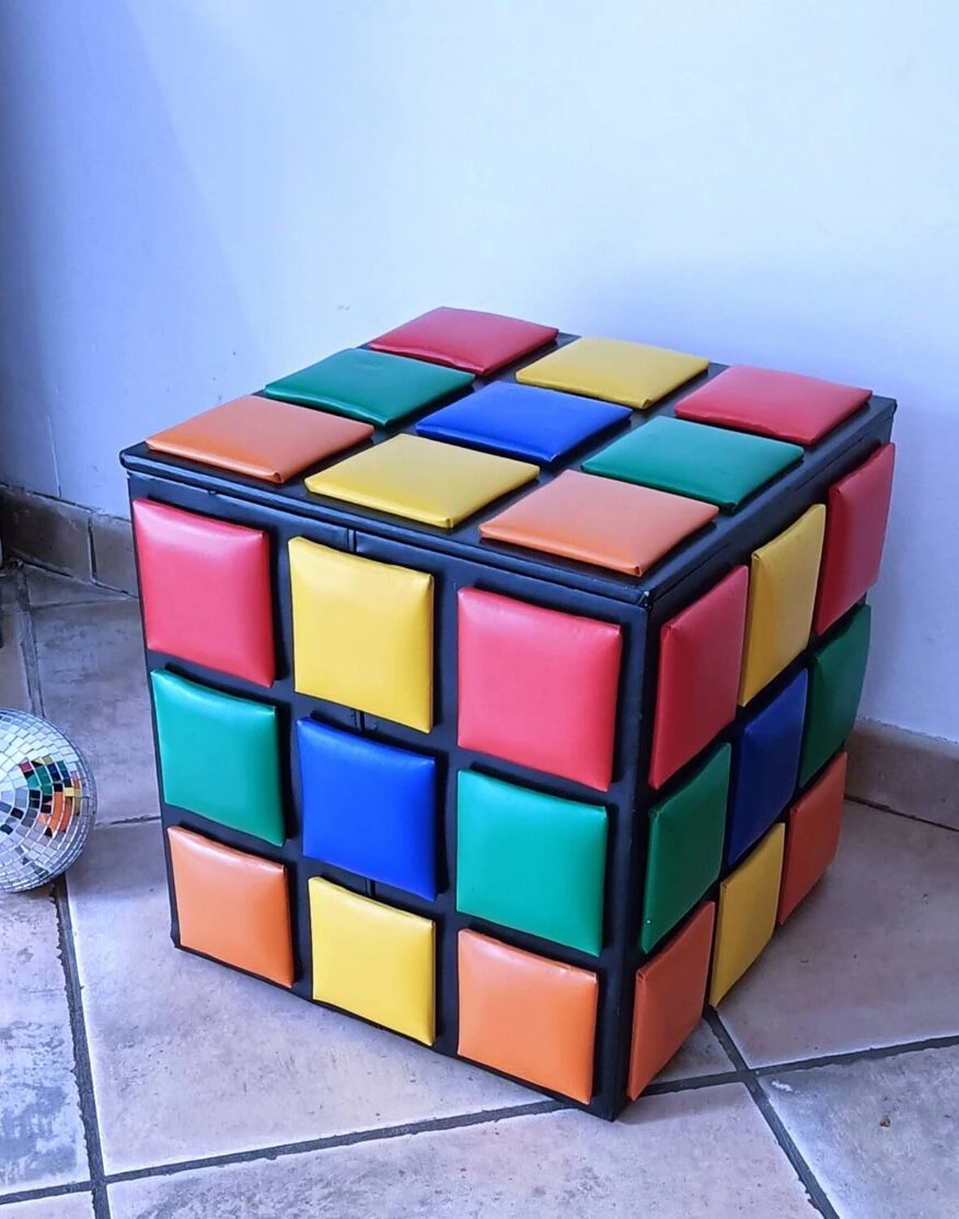 Rubik's Cube Pouf 5 Rubik's Cube Pouf - Image 5
