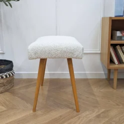 Vintage White Ottoman -Cozy Seats Store 3daa2574 cff3 4aff 815e 16aba00a10db