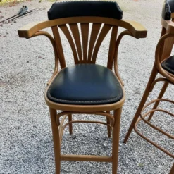 Pair Of Vintage Bistro Stools 1950/60 Thonet Style -Cozy Seats Store 3dbfef98 e2e3 4377 bfc3 ad2659297958