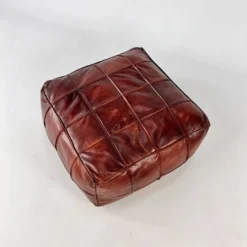 Vintage Leather Pouf, 1960s -Cozy Seats Store 4348eca3 8c47 4d17 8ca2 657454348d9c