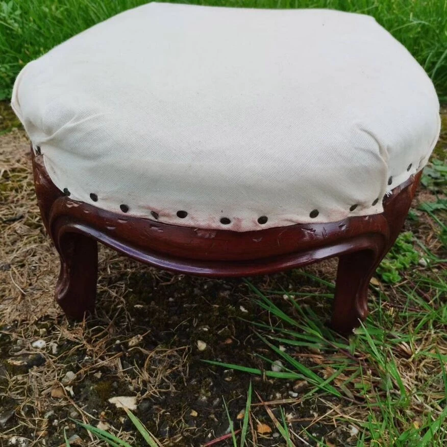 Pair Of Old Stool Footrests 11 Pair Of Old Stool Footrests - Image 11