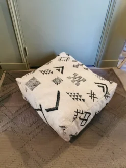 Pouf Kilim Berber Patterns Morocco