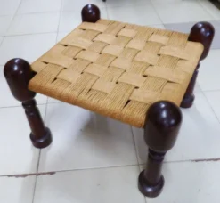 Pair Of Vintage Anglo-indian Jute Stools Footrests -Cozy Seats Store 46cadc01 2597 45ec 8cf4 99a2277da1d0