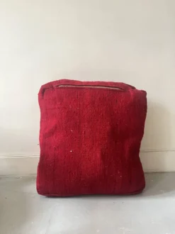 Handmade Berber Pouf In Real Wool -Cozy Seats Store 4733f645 a0ef 4506 b8bf bce1c6a3cded